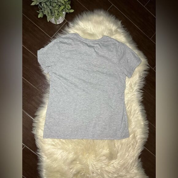 Holiday Time grey christmas t shirt sz large - Picture 2 of 2